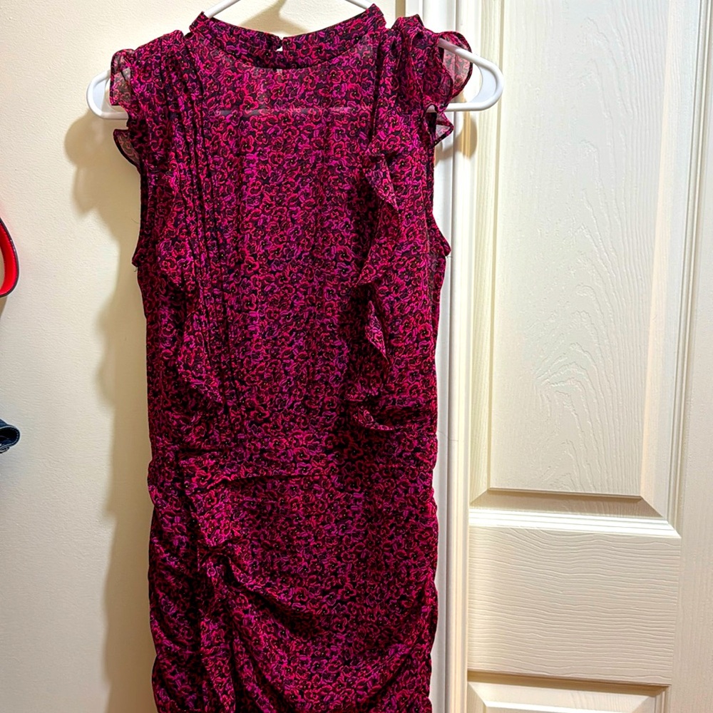 Red Floral Mini dress Perfect for holidays
